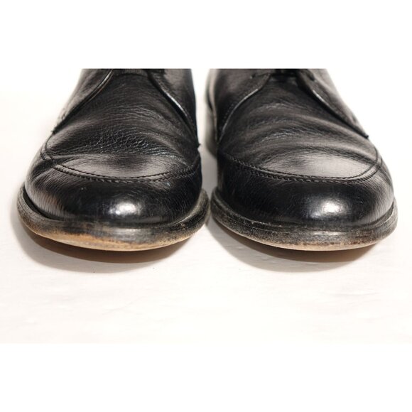 Vintage E.T. Wright Arch Preserver Black Pebble Grain Leather Oxfords Shoes Men\'